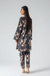 2-Pc Printed Lawn Shirt with Straight Trouser SCPM3-100